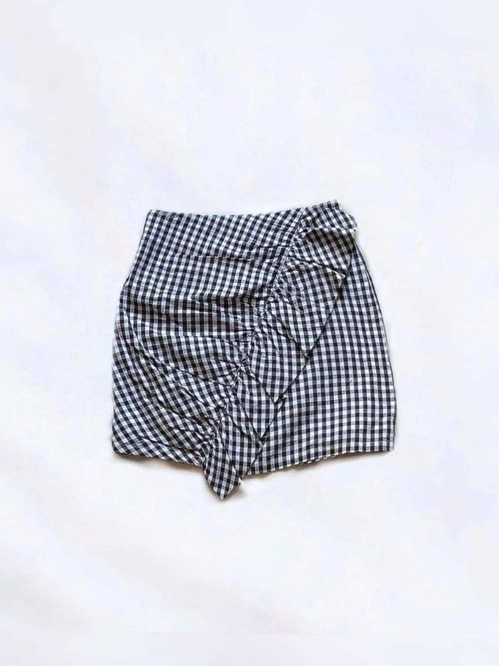 gab kate ⋆ gingham ruffle skirt